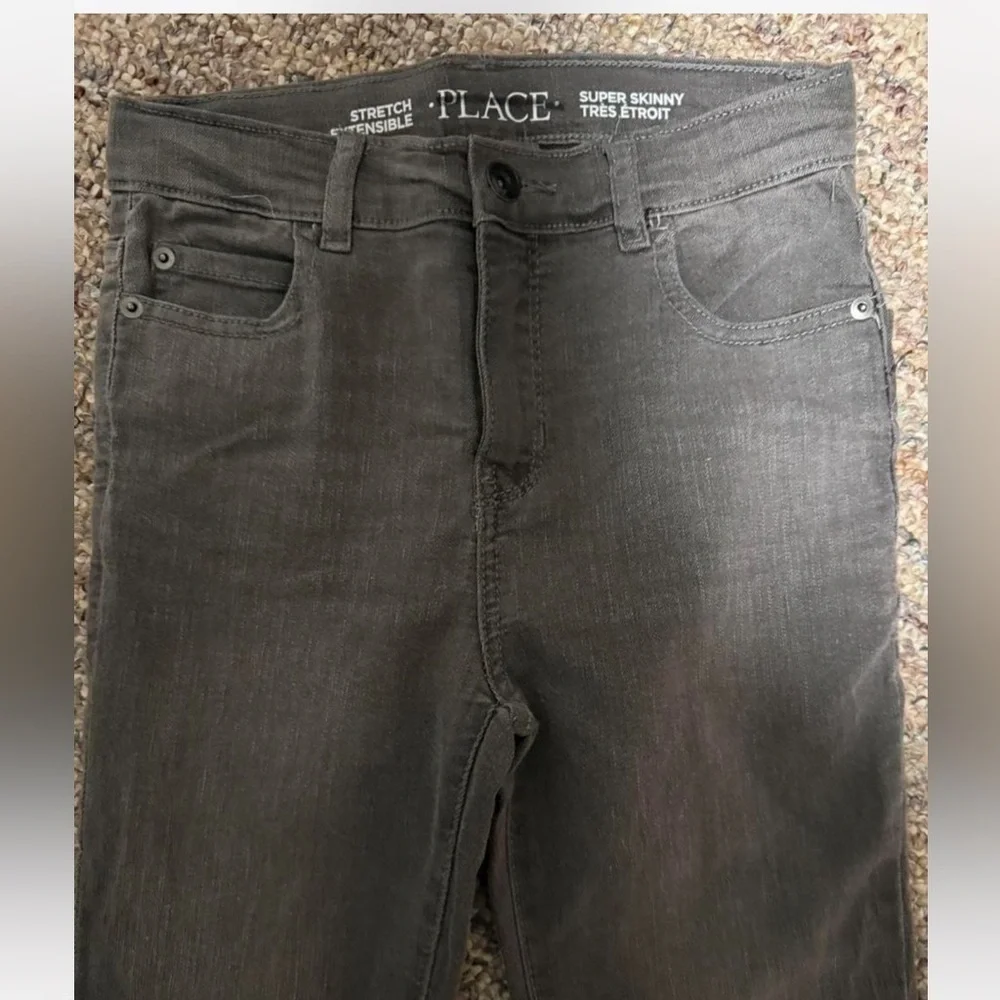 The Children Place Gray black slim jeans size 12